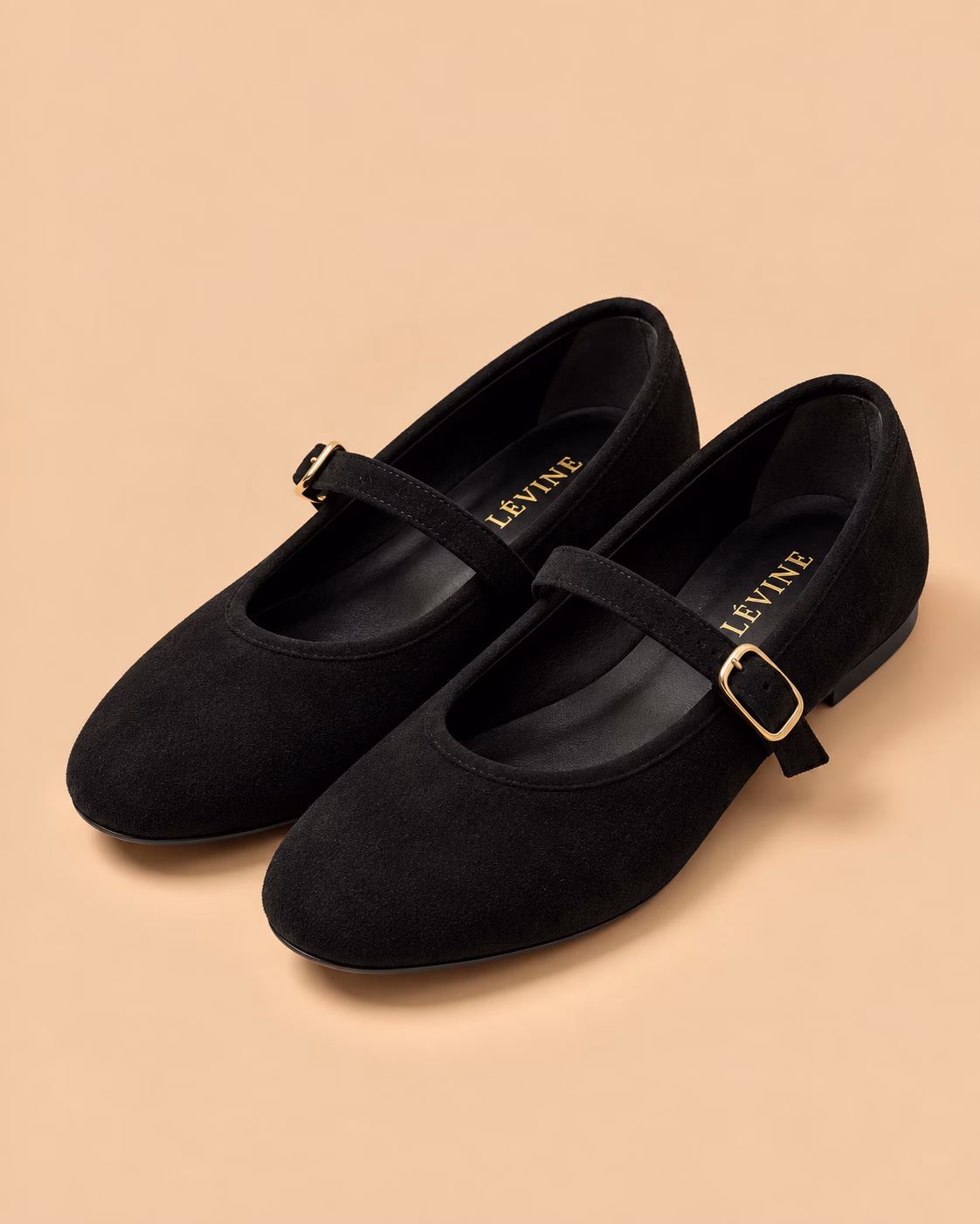 BALLERINES LÉVINE MAËLYS SUEDE (REF-2367)
